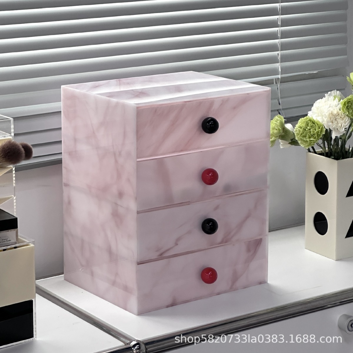 Storage - HYS Cosmetics Storage Box Premium Marble