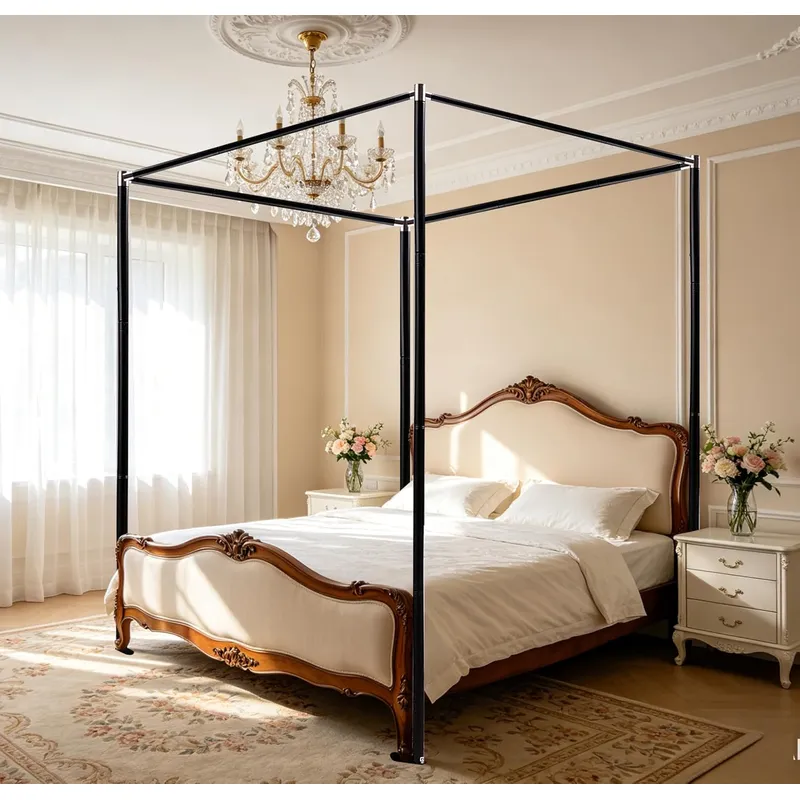 Stainless Steel Canopy Bed Fra - Canopy Bed Frame Metal Queen ulasan dan harga