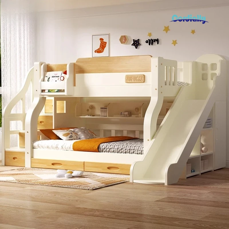 Loft Double Bed With Stairs Fr - King Size Bed Frame With Storage Drawers ulasan dan harga