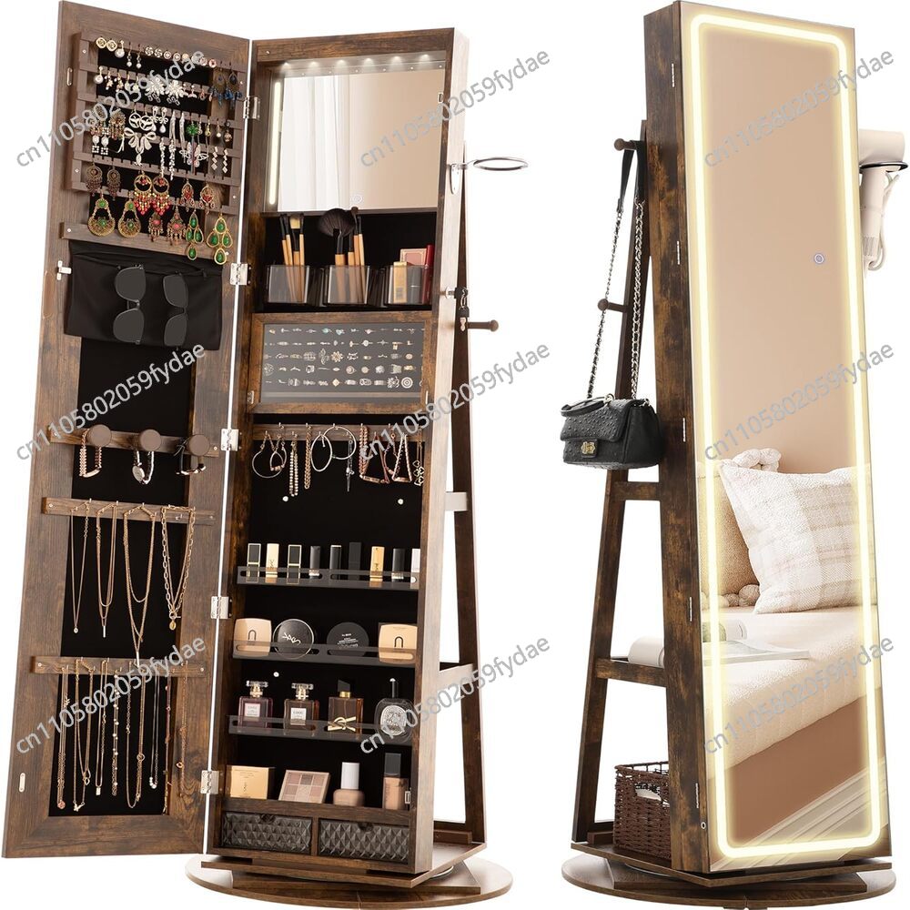 Mirror Jewelry Cabinet Standin - Full Length Mirror Jewelry Armoire ulasan dan harga