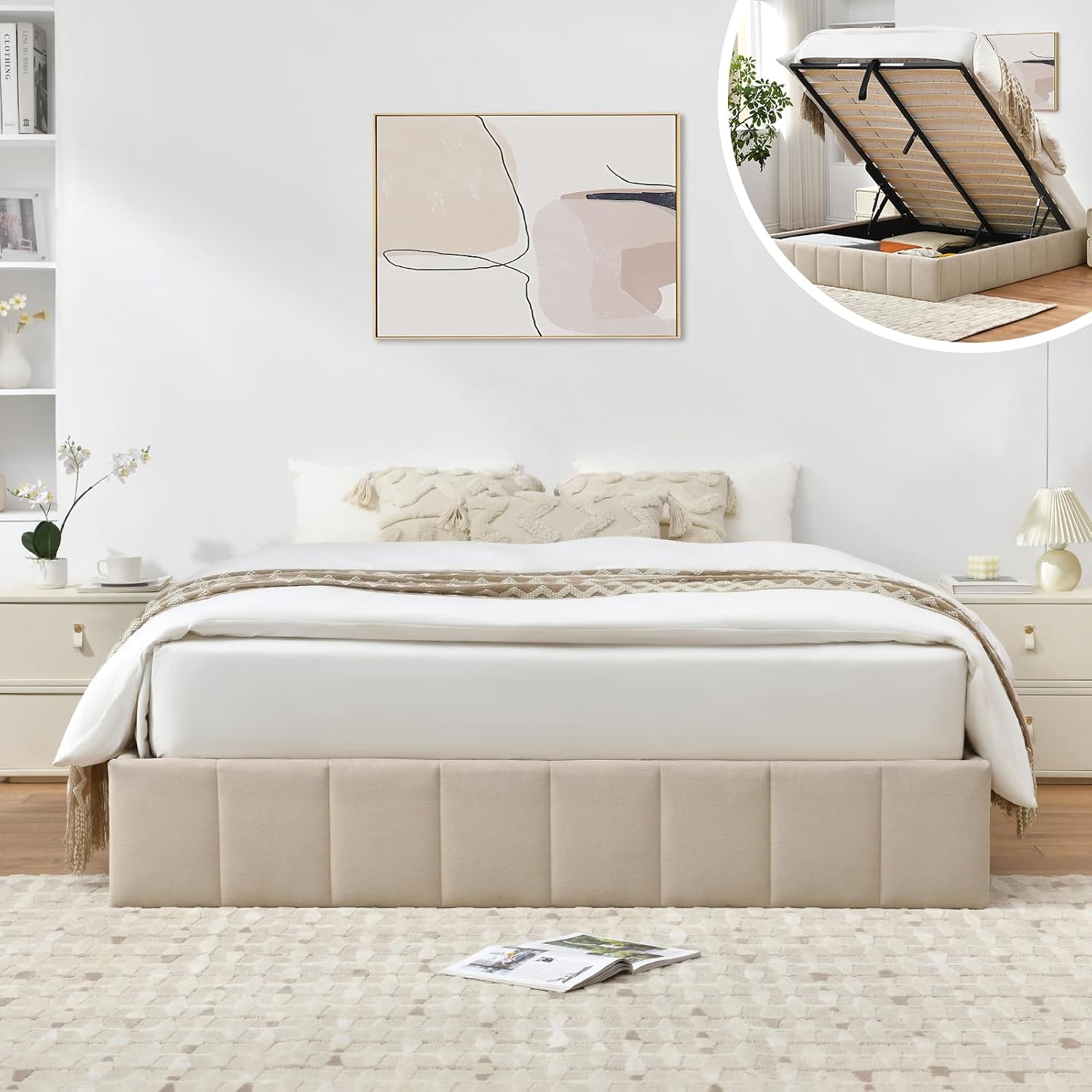 Full Size Lift Up Storage Bed  - Gas Lift Storage Bed Hydraulic ulasan dan harga