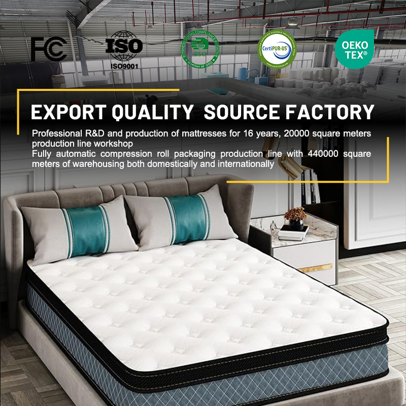Hot Selling Euro Luxury King Q - Memory Foam Mattress In A Box Queen ulasan dan harga