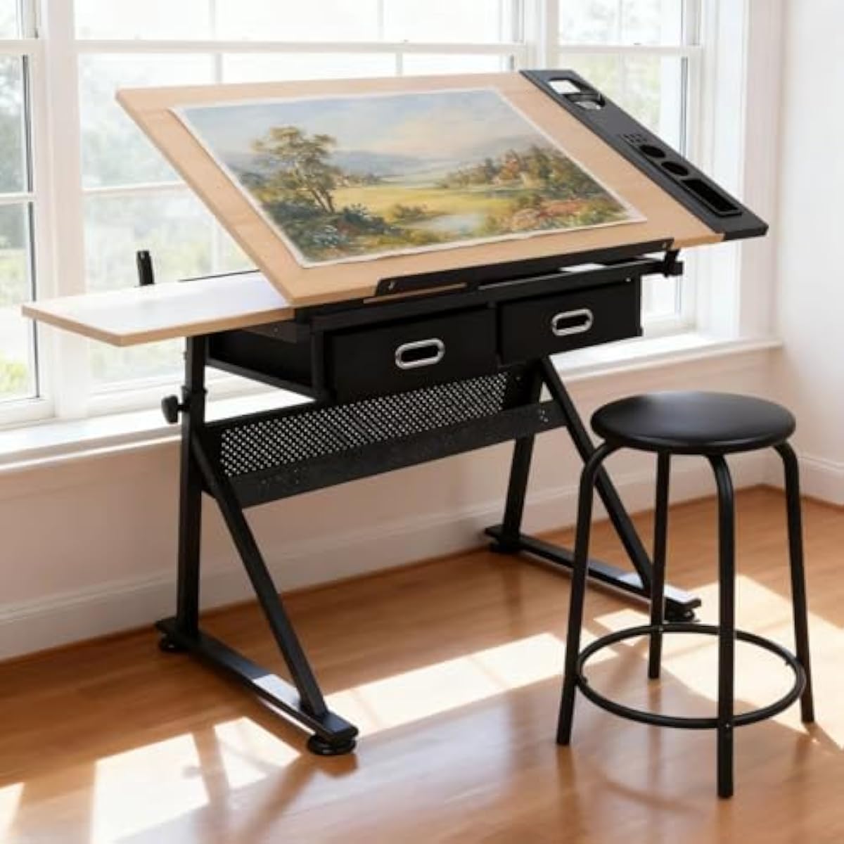 Adjustable Height Drafting Des - Tables ulasan dan harga