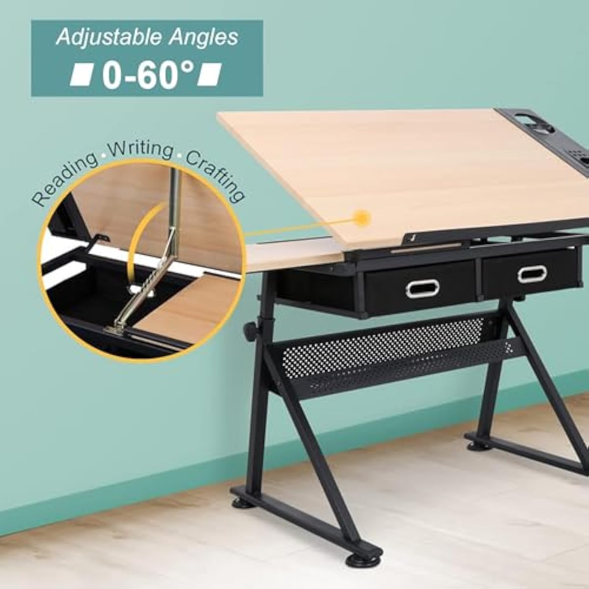 Adjustable Height Drafting Des - Tables ulasan dan harga