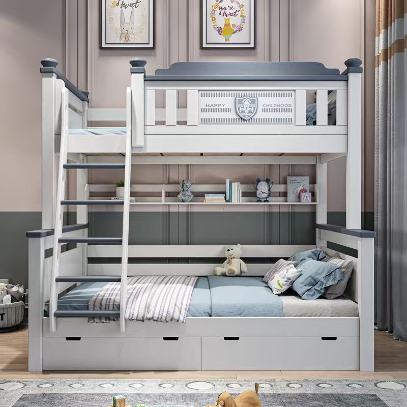 ！@2025 Cheap Wooden Kids Bedro - Bunk Bed With Stairs And Slide ulasan dan harga