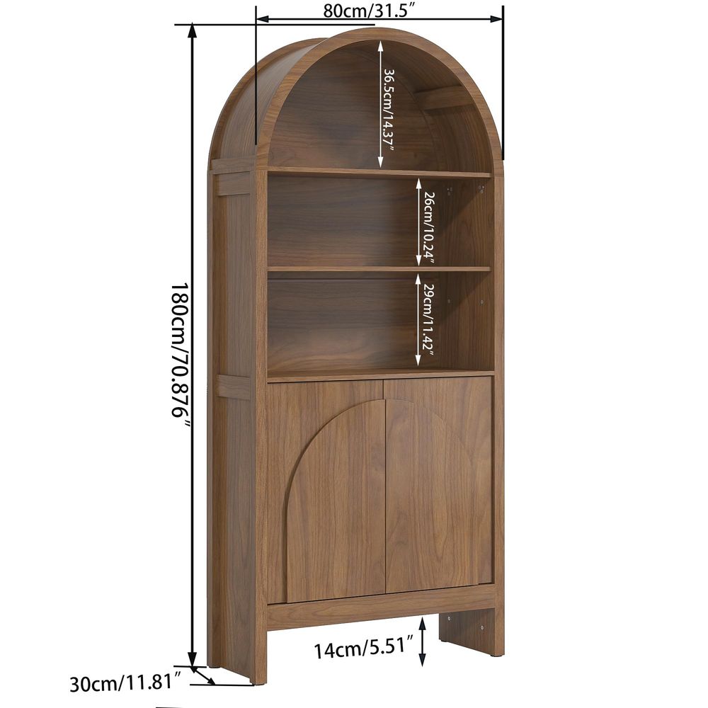 Century Arched Display Cabinet - Storage ulasan dan harga