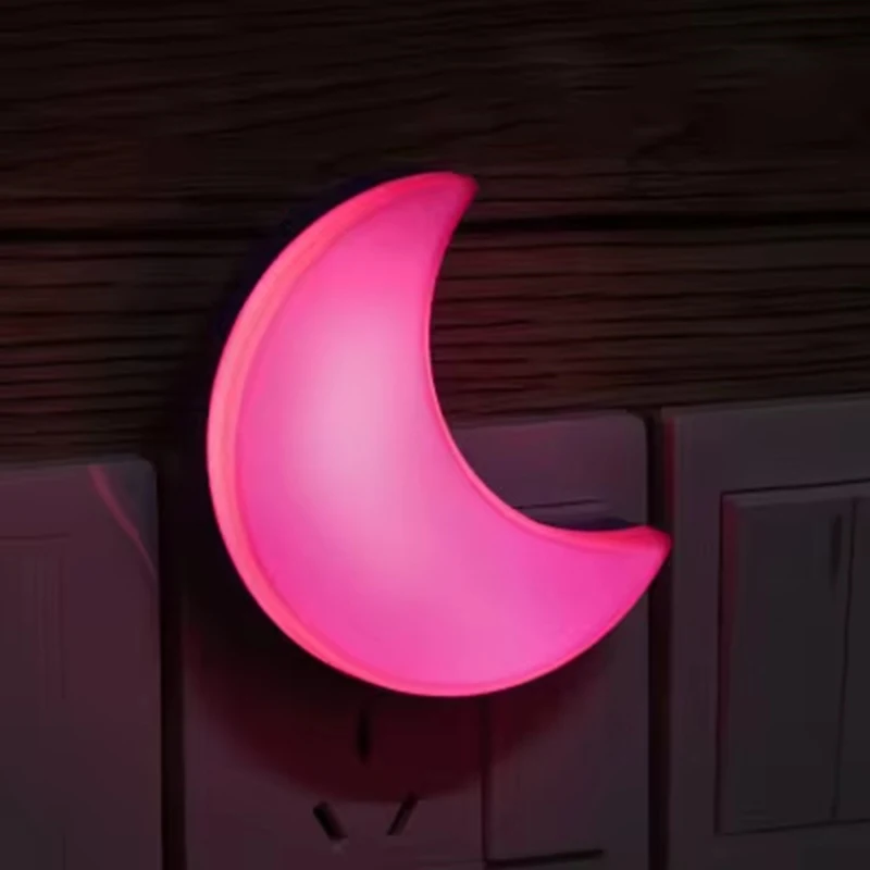 220V Moon Night Light EU Plug  - Floating Nightstand With Led Light ulasan dan harga